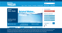 Desktop Screenshot of bristolwater.co.uk